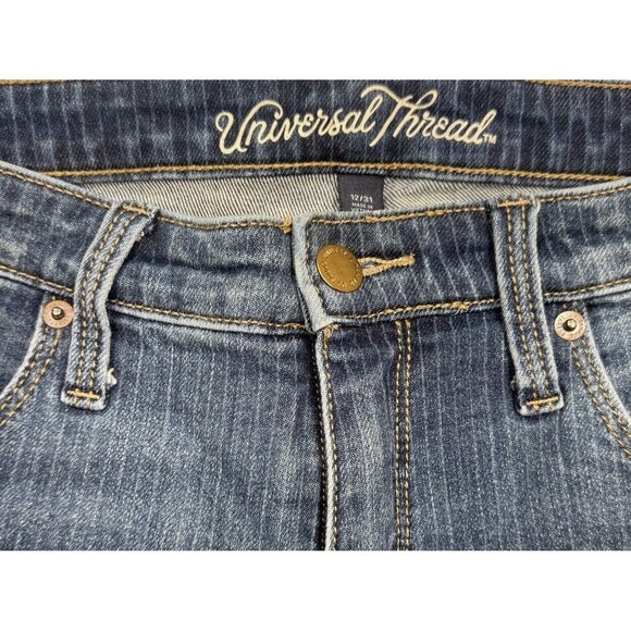 Universal Thread Jeans Womens 12/31 High Rise Straight Crop Measures 34 x 26 - Picture 3 of 13